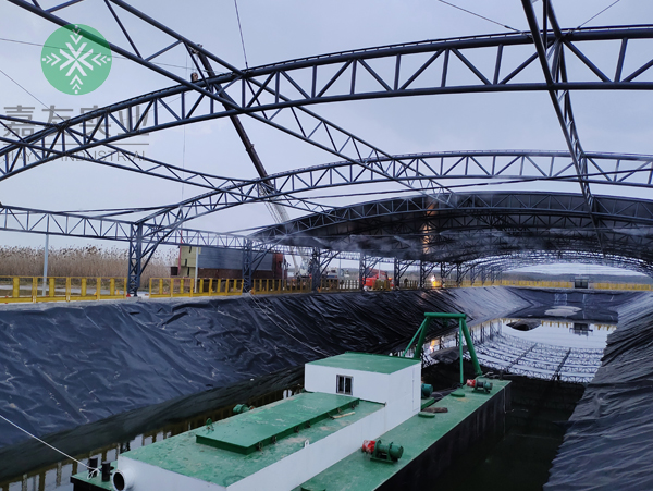 杭州嘉友攜手怡科羅為老港生態(tài)環(huán)?；匕惭b噴霧除臭系統(tǒng)