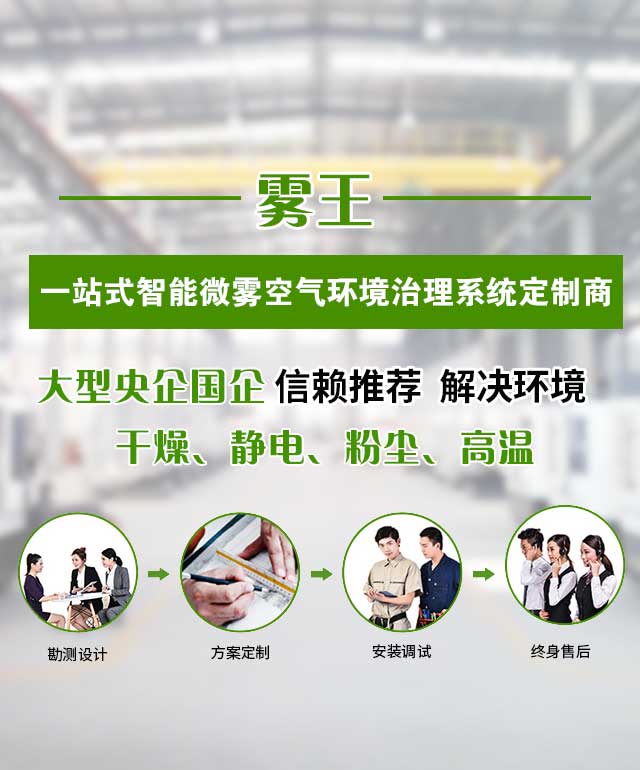 霧王 一站式微霧抑塵/工業(yè)加濕解決方案定制商