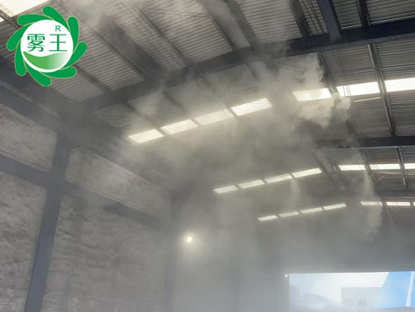 巴陵恒逸卸煤庫干霧抑塵系統(tǒng)改造：對源頭煤塵智能解決方案