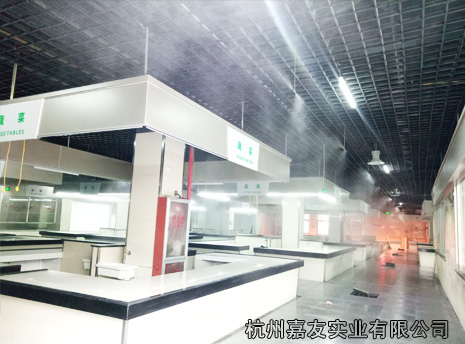 錢(qián)江農(nóng)場(chǎng)農(nóng)貿(mào)市場(chǎng)噴霧降溫解決方案