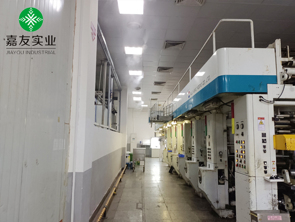 青島這家包裝印刷車間加濕器這么選，快速加濕除靜電