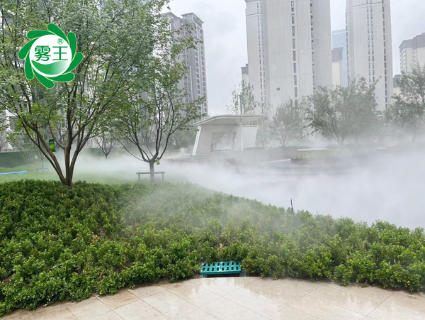 小區(qū)霧森系統(tǒng)——打造高品質綠地絲路全球貿(mào)易港生態(tài)小區(qū)