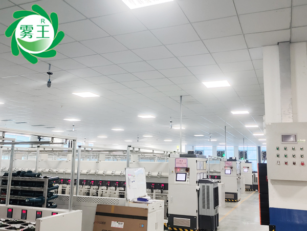 干霧加濕器應(yīng)用案例—中益玻璃纖維合股并捻車間升級改造