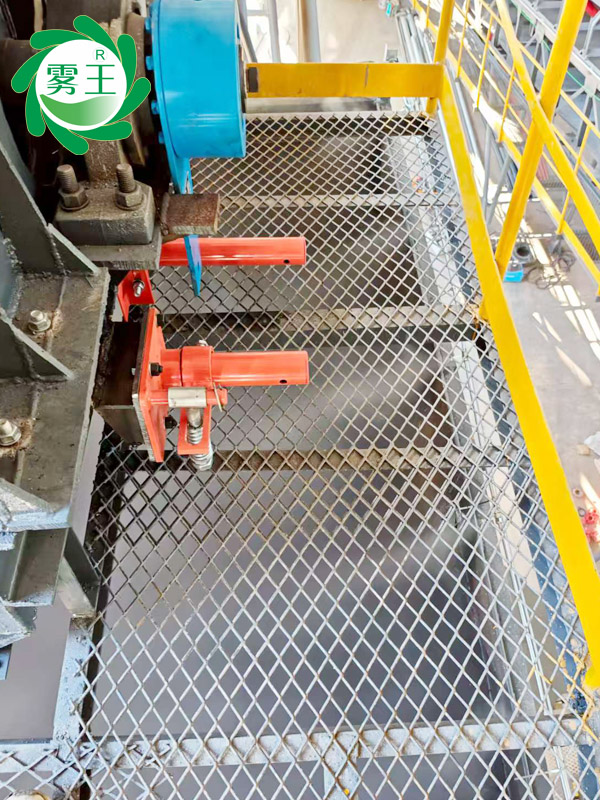建筑垃圾處理料棚高壓噴霧降塵系統(tǒng) (1)